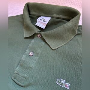 Lacoste Polo, Size 7, Green